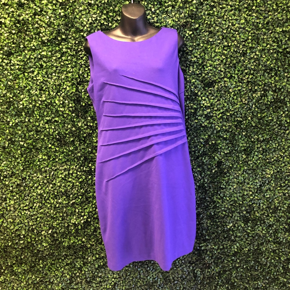 Purple mini dress